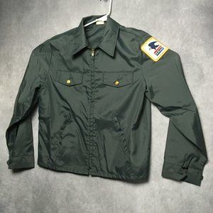 US Mail Carrier 70s Lightweight Drizzler Jacket USPS Nylon Vintage - Mens Medium